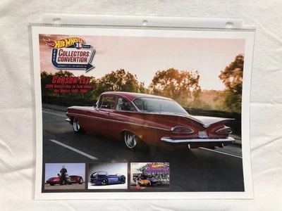 HOT WHEELS E SHEET PICTURE 2022 36ª Convención Carson Lev Chevy Impala Twin Foto 1 de 2