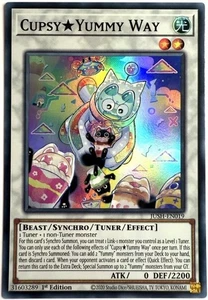 JUSH-EN019 Yu-Gi-Oh! 1st Edition CupsyYummy Way (V.2 - Super Rare) Englisch - Picture 1 of 1