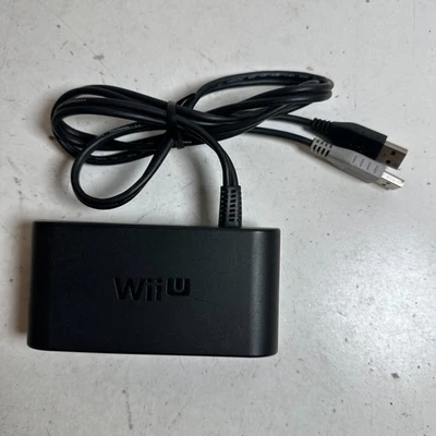 Nintendo Wii U WUP-028 Compact Wired GameCube Anti-Glare Controller Adapter - Image 1 of 3