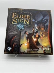 Elder Sign Board Game Arkham Horror Files Fantasy Flight Games- COMPLETE - Picture 1 of 10