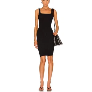 Hunza G schwarzes Trägerkleid One Size - Bild 1 von 9
