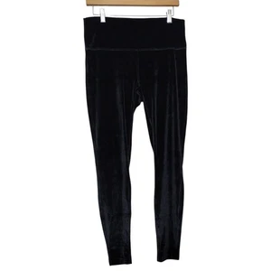 Lululemon Women’s 12 Wunder Lounge High-Rise Leggings 28" Black Velvet  - Picture 1 of 6