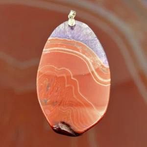 ARTESANIA Colgante mineral CUARZO Pulido 8x4x0,5cms - Picture 1 of 5