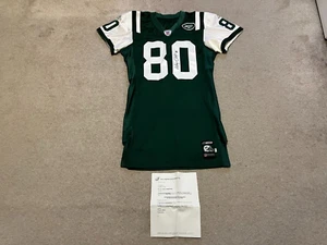 Wayne Chrebet New York Jets Game Used Signed NFL Autographed w/ COA Jersey 2001 - Picture 1 of 21