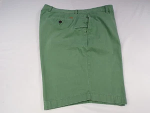 Vintage Dockers Twill Shorts Men 40 Jade Green 100% Cotton Metal Zip Pockets E25 - Picture 1 of 7