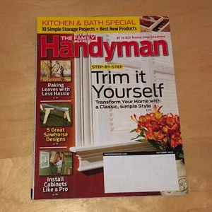 The Family Handyman Magazine Oct 2012 #1 In DIY Home Improvement Kitchen & Bath - Foto 1 di 1