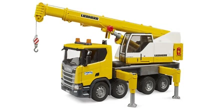 Bruder 03571 - Scania Super 560R Liebherr Crane Truck with Light & Sound 1:16 - Image 1 of 4