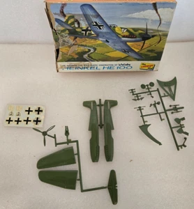LINDBERG GERMAN HEINKEL HE-100 1/72 SCALE MODEL KIT - Picture 1 of 3