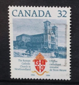 CANADA 1984 Roman Catholic Church in Newfoundland. Set of 1. Fine USED. SG1125. - Picture 1 of 1