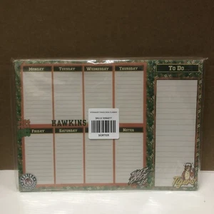 Stranger Things 1986 Hawkins Tigers School Planner And Note Pad - Picture 1 of 1