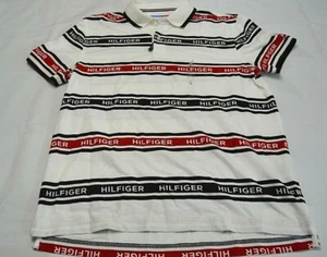 Polo Tommy Hilfiger Para Hombre Rendimiento Deportivo Mangas Cortas Blanca Talla L Nueva con Etiquetas - Imagen 1 de 4