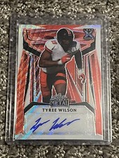 2023 LEAF METAL TYREE WILSON RED WAVE AUTO ROOKIE RC BA-TW1 2/3