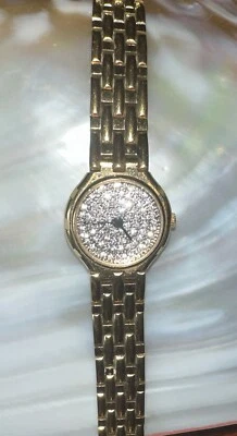 Reloj Vintage WITTNAUER Mujer Chapado en Oro Cara Cristal Foto 1 de 4