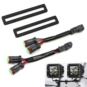 Soportes de montaje de extensión de luz de doble zanja con divisores de conector DTP doble - Imagen 1 de 10