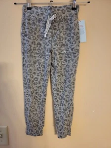 Cat & Jack Youth Girls' Gray Animal Print Sweatpants Size XS (4/5) B19 - Picture 1 of 2
