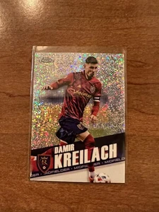 2022 Topps Chrome MLS #101 Damir Kreilach Salt Lake Speckle Refractor - Picture 1 of 2