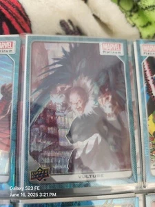 Marvel Platinum Trading Card Blue Surge Vulture - Picture 1 of 1