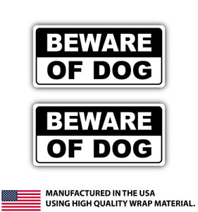 Beware of Dog / sticker / caution / warning / door / attention / animal / vinyl