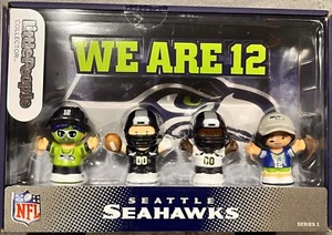 Fisher Price Special Edition Little People Collector NFL Seattle Seahawks Set - Picture 1 of 12