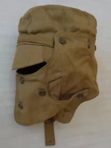Sowjetische Armee Mütze Kappe Halsklappe Gesichtsschild Russland Afghanischer Krieg Vintage Militärüberschuss - Bild 1 von 12