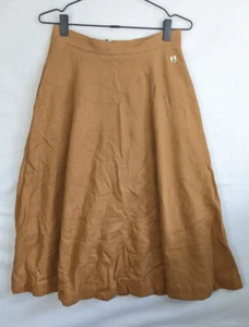 ARMOR LUX Womens Beige Tobacco Long skirt - cotton - Size 1 Small - RRP £80 - Picture 1 of 9
