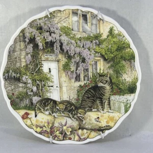 Plato 'A New Discovery' 1993 Royal Albert Ltd. Richard Partis Gatos y Cabañas - Imagen 1 de 9
