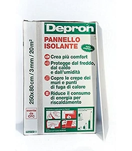 KIT 20 PANNELLI ISOLANTI DEPRON 125X80CM H3mm - Foto 1 di 6