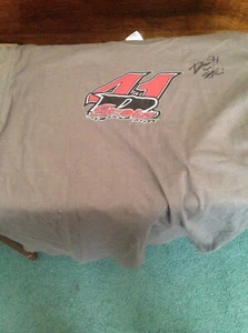 #41 T-Shirt Dominic Scelzi Sprint Auto L Gildan 100 % Baumwolle handsigniert EC - Bild 1 von 5