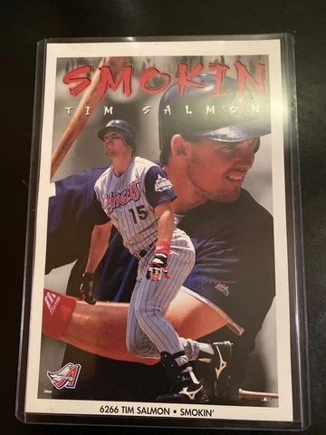 Tim Salmon Anaheim Angels Costacos Mini promo Poster MINT Smokin Cover