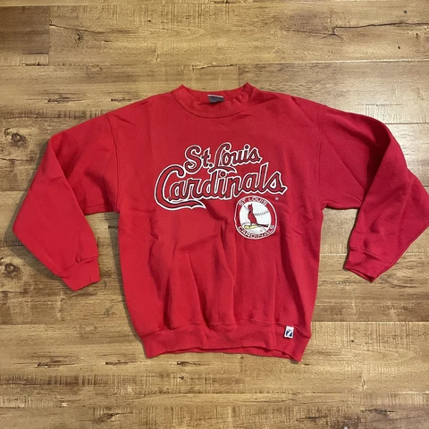 St. Louis Cardinals vintage 1988 red STL Sweatshirt Saint Sweater large l Cover