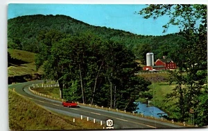 Postkarte Scenic Route 10 Highway New Jersey NJ Farm PM 1970 - Bild 1 von 2