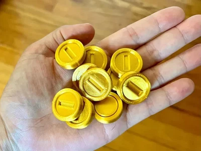 Juego de 10 monedas Super Mario - Monedas Mario Kart y Mario Brothers Foto 1 de 3