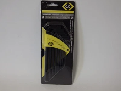CK T4441 Ball Ended Long Arm Hex Keys Allen Keys - Image 1 of 4