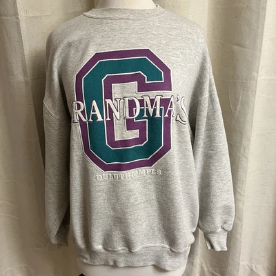 Vtg Duluth Minneapolis Grandma’s Marathon Sweatshirt XXL Womens USA Grey 90’s - Image 1 of 4
