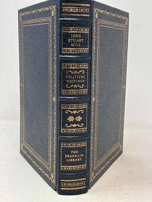 JOHN STUART MILL: POLITICAL WRITINGS (1982, LEATHER)-FRANKLIN LIB-GEOFFREY MOSS - Image 1 of 4