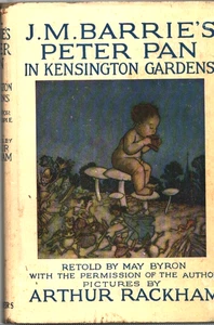 F. M. BARRIE'S PETER PAN IN KENSINGTON GARDENS SCRIBNER'S 'A' 1ST ED IN DJ - Picture 1 of 5