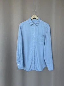 Camisa de mezclilla con botones Acne Studios Addle Flu para hombre talla 38 M azul claro manga larga - Imagen 1 de 19