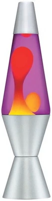 Lava® Lamp 14.5'' Yellow Wax/Purple Liquid/Silver Base & Cap [New ] Decor, Lam - Image 1 of 4