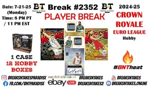 YANNI WETZELL 2024-25 Euroleague Crown Royale Basketball CASE Break #2352 - Picture 1 of 1
