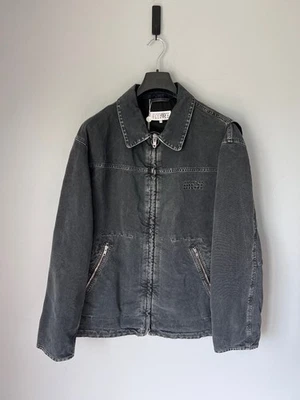 Jaqueta MM6 Maison Margiela Lavada Pesada - Tamanho 50 - Preta - Feita na Itália - Imagem 1 de 4