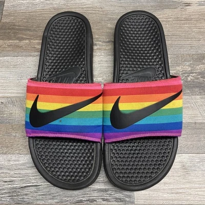 Sandálias chinelo Nike Benassi JDI Be True masculina tamanho 11 CD2717-001 - Imagem 1 de 4