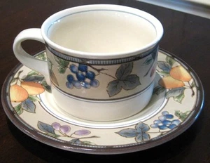 Mikasa ~ "GARDEN HARVEST" CAC29 ~ CUP & SAUCER (Set of 4) - Foto 1 di 4