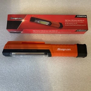 Snap-on High Power COB pocket light With UV In Orange NEW - Picture 1 of 6