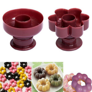 Runde Blumen-Donut-Plätzchen-Ausstecher Gebäck-Desserts Pudding-Kuchen-Form-For