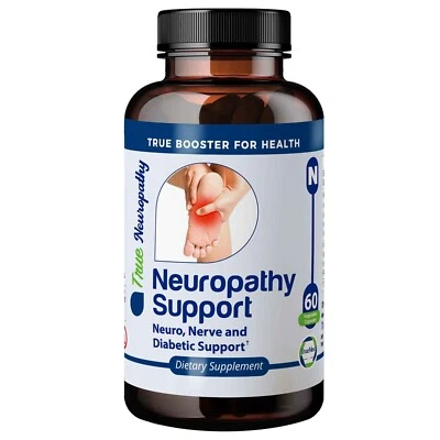 TrueMed Neuropathy Support Nerve, Foot Pain Vitamin D3, Supplement 60 Capsules - Image 1 of 4