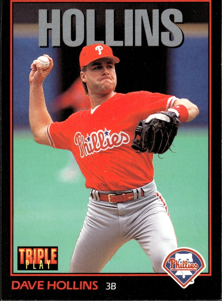 1993 Triple Play #38 Dave Hollins - Image 1 of 2