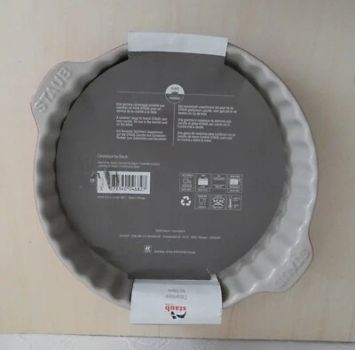 Staub plat moule à tarte , quiche  ........  couleur cerise (18) - Photo 1/4