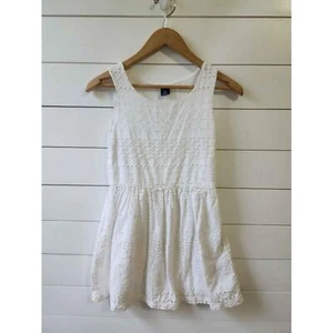 Gap Kids Girl's Size L (10) White Eyelet Dress - Picture 1 of 3