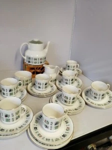 Royal Doulton Tapestry Tea Set Teapot Sugar Bowl, Jug Cup Saucer Plate - Picture 1 of 10