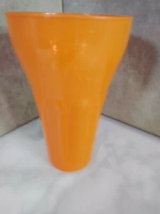 Coca Cola Orange Plastic Cup  - Picture 1 of 4